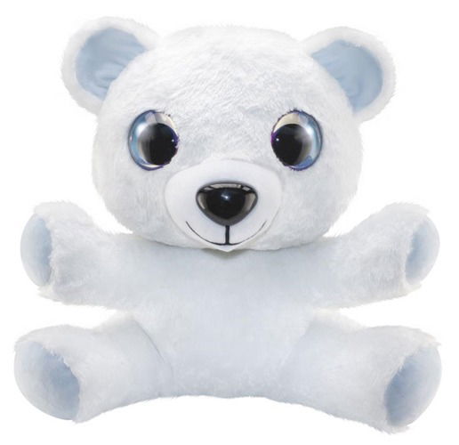 Lumo Stars Huge - Polar Bear Nalle 42cm - Lumo Stars - Gadżety -  - 6416739556963 - 