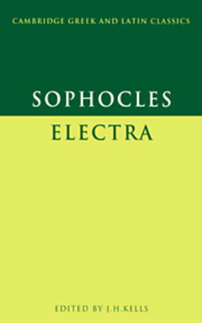 Cover for Sophocles · Sophocles: Electra - Cambridge Greek and Latin Classics (Taschenbuch) (1973)