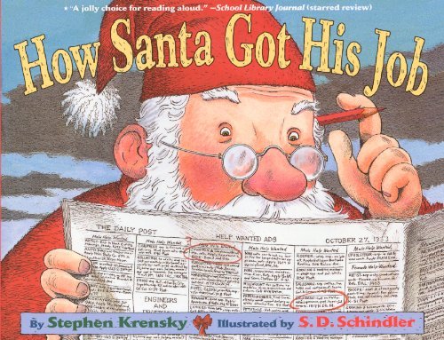 Cover for Stephen Krensky · How Santa Got His Job (Innbunden bok) [Turtleback School &amp; Library Binding edition] (2002)