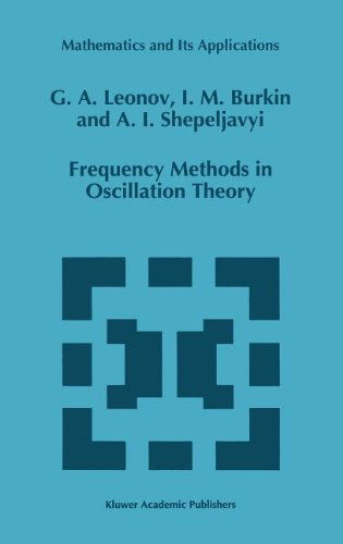 Cover for G. A. Leonov · Frequency Methods in Oscillation Theory - Mathematics and Its Applications (Hardcover Book) (1995)
