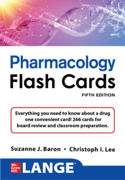 Cover for Suzanne Baron · LANGE Pharmacology Flash Cards, Fifth Edition (Flashkort) (2024)