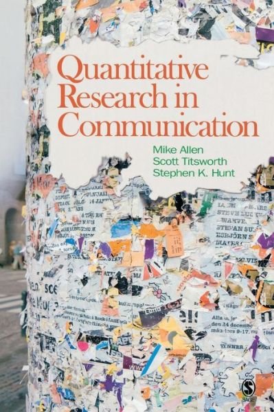 Cover for Mike Allen · Quantitative Research in Communication (Taschenbuch) (2008)