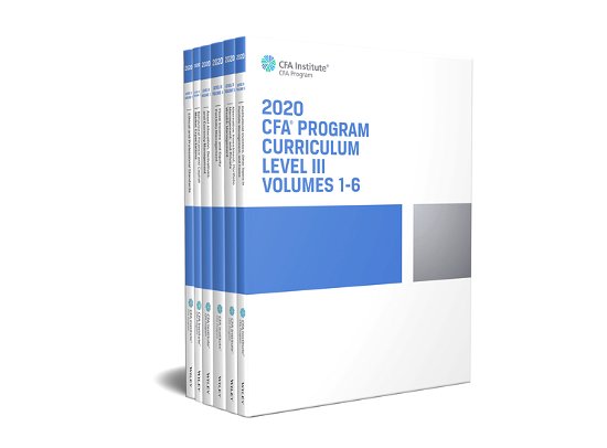 Cover for CFA Institute · CFA Program Curriculum 2020 Level III, Volumes 1 - 6, Box Set - CFA Curriculum 2020 (Paperback Book) (2019)
