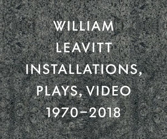 Cover for Leddy Bovier · William Leavitt: Installations, Plays, Video, 1970-2018 (Hardcover Book) (2022)