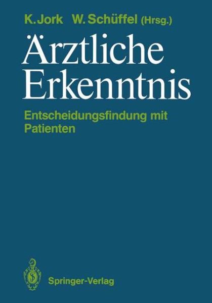 Cover for Klaus Jork · Arztliche Erkenntnis (Paperback Book) (1987)