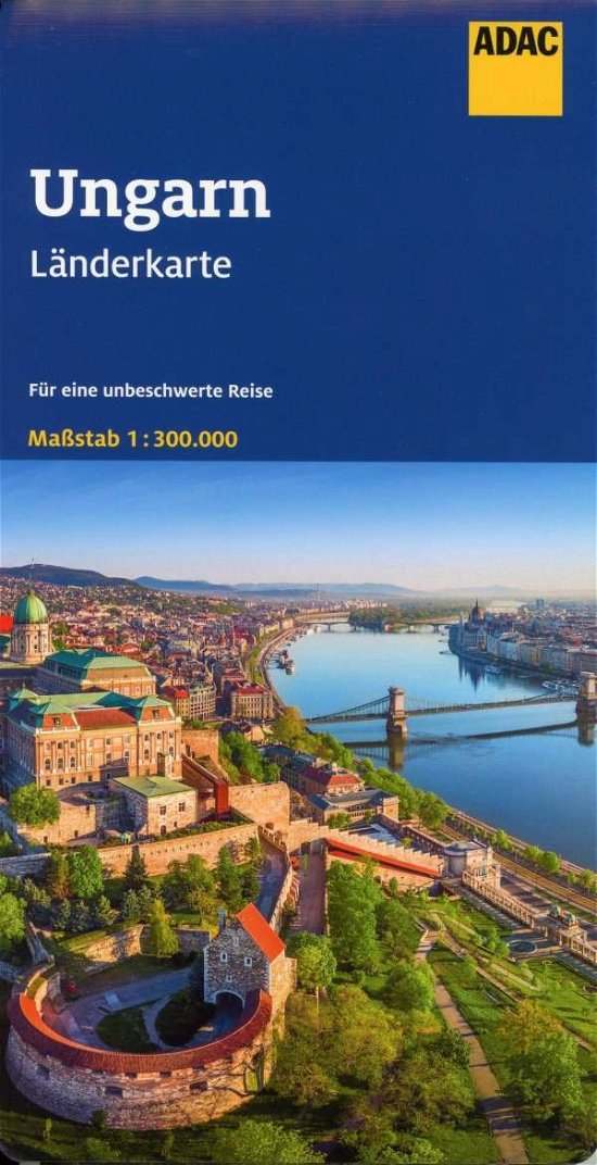 Cover for Mair-Dumont · ADAC LänderKarte: Ungarn (Inbunden Bok) (2019)