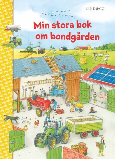 Cover for Christina Braun · Min stora bok om bondgården (Board book) (2022)