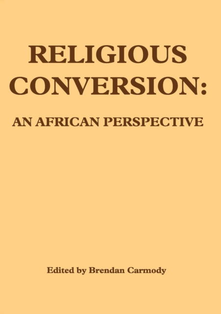 Cover for Brendan Carmody · Religious Conversion (Paperback Book) (2018)