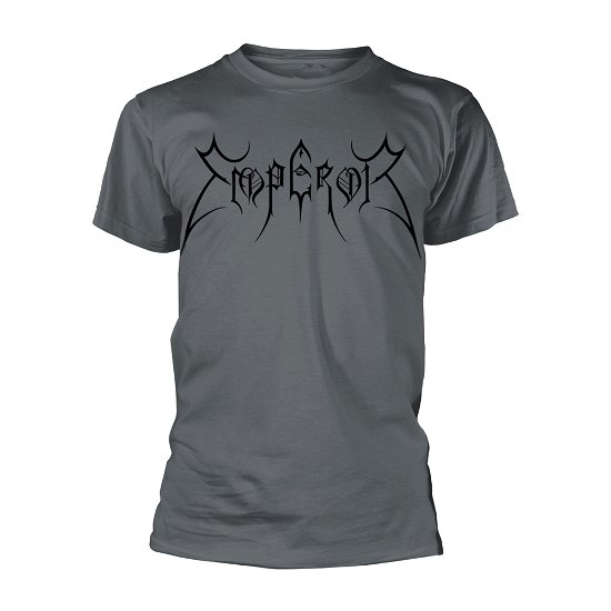 Cover for Emperor · Logo Shield (T-shirt) [size L] [Grey edition] (2020)