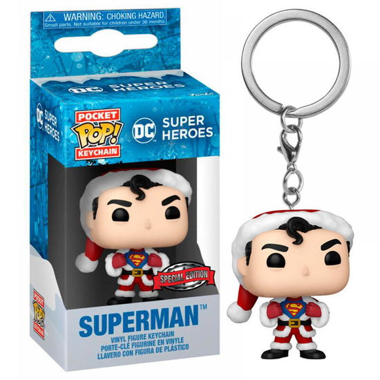 Cover for Dc Comics: Funko Pop! Pocket Keychain · Dc Comics: Funko Pop! Pocket Keychain - Dc Holiday - Superman (Legetøj) (2022)