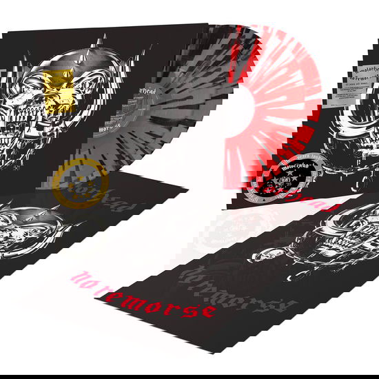 Cover for Motörhead · No Remorse (LP) [Red &amp; Black Splatter Vinyl Reissue edition] (2025)
