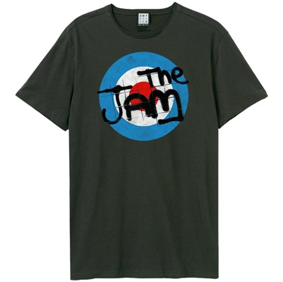 The Jam Target Amplified Vintage Charcoal Medium T Shirt - Jam - Marchandise - AMPLIFIED - 5054488838964 - 