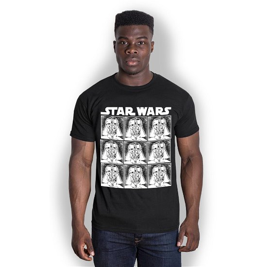 Star Wars: Vader Repeat Nero (T-Shirt Unisex Tg. S) - Star Wars - Andet - Bravado - 5055979906964 - 29. juni 2015