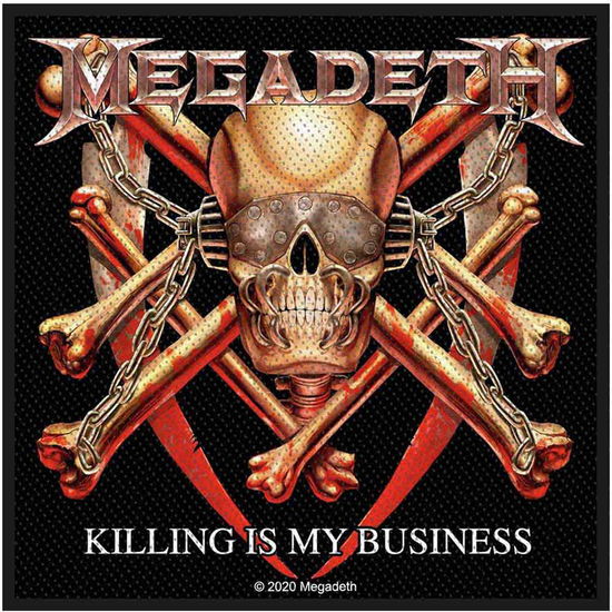 Megadeth Standard Woven Patch: Killing Is My Business - Megadeth - Koopwaar -  - 5056365708964 - 