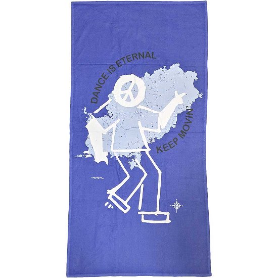 Calvin Harris Towel: Dance Eternal (Ex-Tour) - Calvin Harris - Merchandise -  - 5056737233964 - 