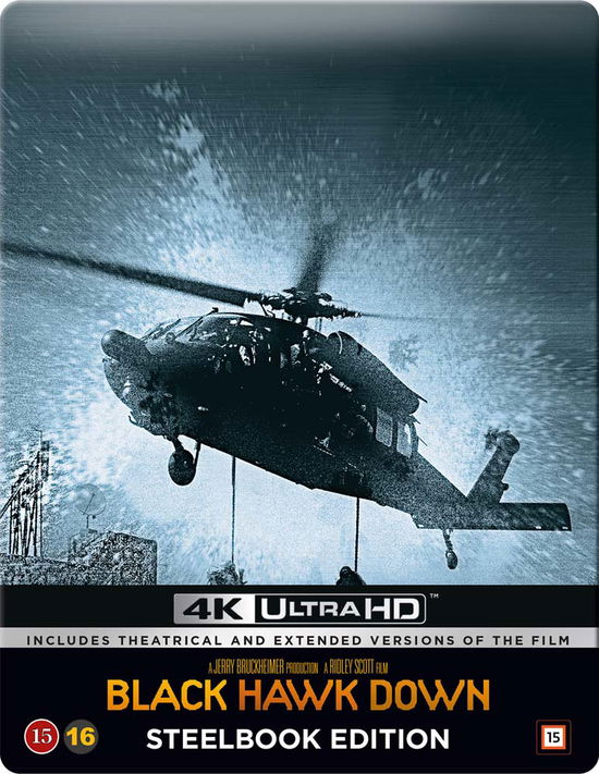 Cover for Black Hawk Down (4k+Bd) (4K UHD Blu-ray) [Steelbook edition] (2023)