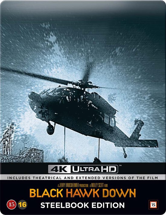 Cover for Black Hawk Down (4k+Bd) (4K Ultra HD) [Steelbook edition] (2023)
