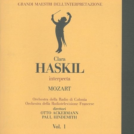 Cover for Mozart Wolfgang Amadeus  · Clara Haskil Vol.1 (CD)
