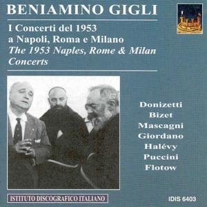 Cover for Georges / Borrelli / Gigli · Vocal Recital (CD) (2003)