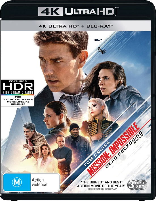 Cover for Mission: Impossible - Dead Reckoning (4K UHD Blu-ray) (2024)