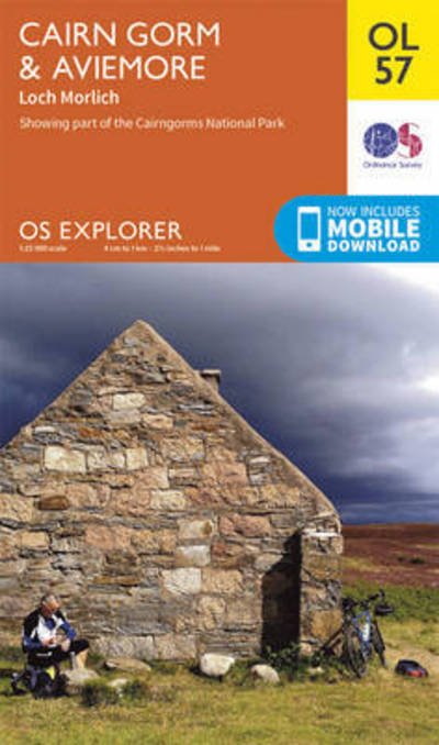 Cover for Ordnance Survey · Cairn Gorm &amp; Aviemore, Loch Morlich - OS Explorer Map (Map) [May 2015 edition] (2015)