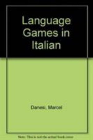 Cover for Marcel Danesi · Language Games in Italian (Paperback Book) (1985)