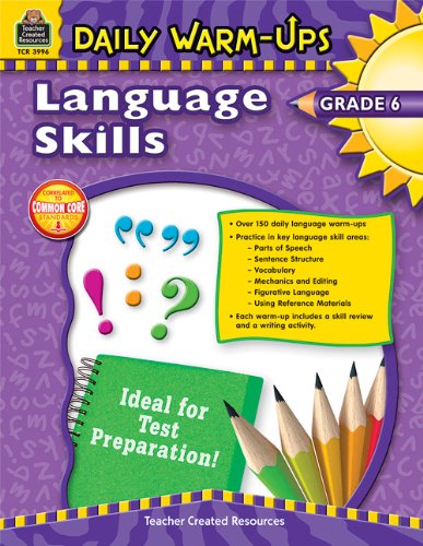 Cover for Mary Rosenberg · Daily Warm-ups: Language Skills Grade 6 (Paperback Book) (2009)