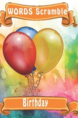 Cover for Woopsnotes Publishing · Word Scramble Birthday (Paperback Book) (2019)