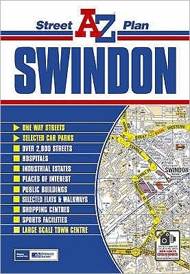 Cover for Geographers' A-Z Map Company · Swindon A-Z Street Plan (Paperback Book) (2008)