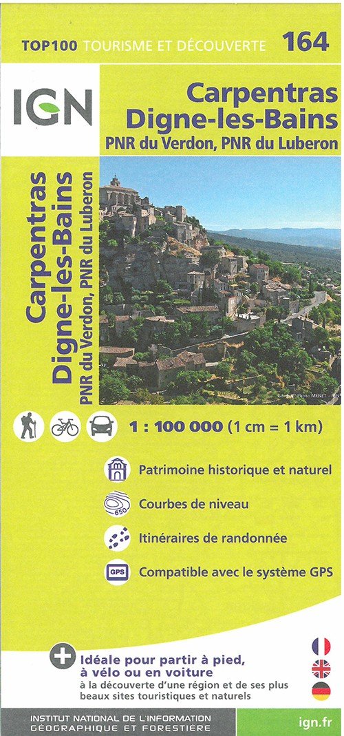 Cover for Ign · IGN TOP100: TOP100: 164 Carpentras - Digne-Les-Bains (Gebundenes Buch) (2015)