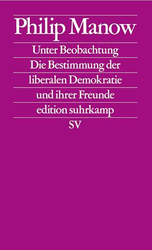 Cover for Philip Manow · Unter Beobachtung (Book) (2024)