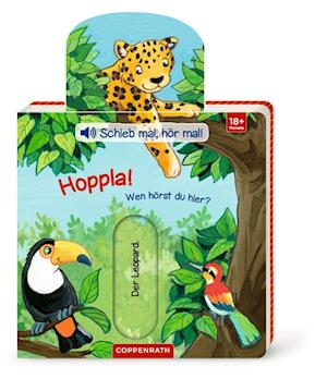 Cover for Antje Flad · Schieb mal, hör mal! Hoppla! Wen hörst du hier? (Board book) (2021)