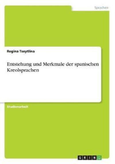 Cover for Tseytlina · Entstehung und Merkmale der s (Book)