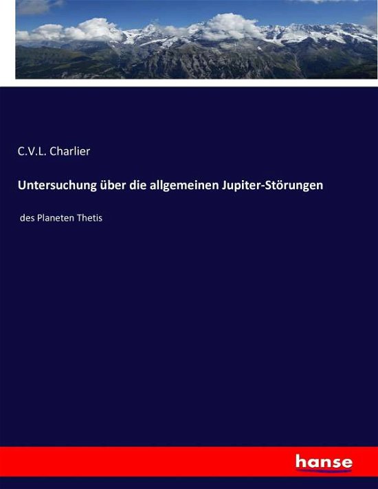 Cover for Charlier · Untersuchung über die allgemei (Book) (2016)