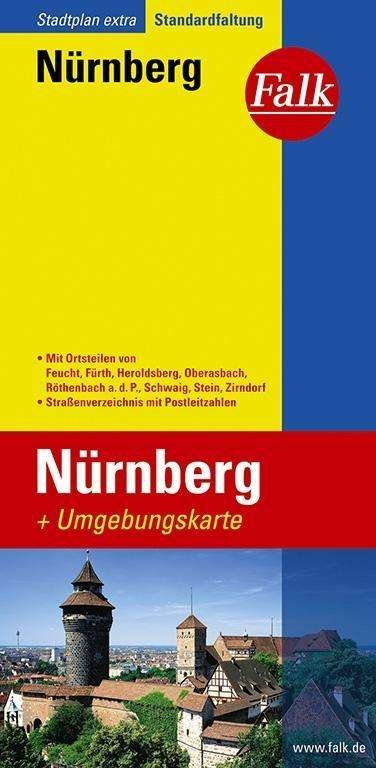 Cover for Mair-Dumont · Nürnberg / Fürth, Falk Extra 1:20 000 (Book) (2017)