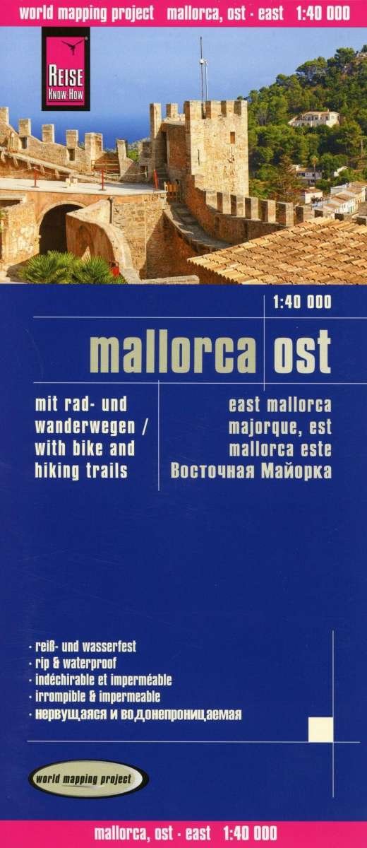 Cover for Reise Know-How · Mallorca East with Bike- and Hikingtrails, World Mapping Project (Trykksaker) (2015)