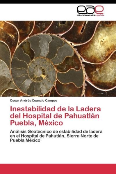 Cover for Cuanalo Campos Oscar Andres · Inestabilidad De La Ladera Del Hospital De Pahuatlan Puebla, Mexico (Paperback Book) (2011)