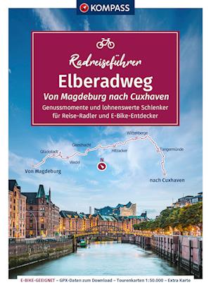 Cover for KOMPASS Radreiseführer Elbe-Radweg, Von Magdeburg nach Cuxhaven (Book) (2023)