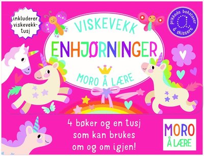 Cover for Wipe &amp; Clean box Enhjørninger NO (Bok) (2022)