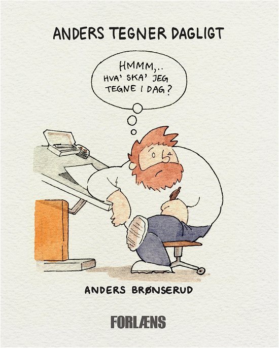 Cover for Anders Brønserud · Anders tegner dagligt (Hardcover bog) (2020)