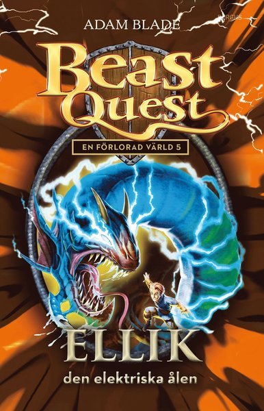 Cover for Adam Blade · Beast Quest: En förlorad värld: Ellik - den elektriska ålen (Landkart) (2015)