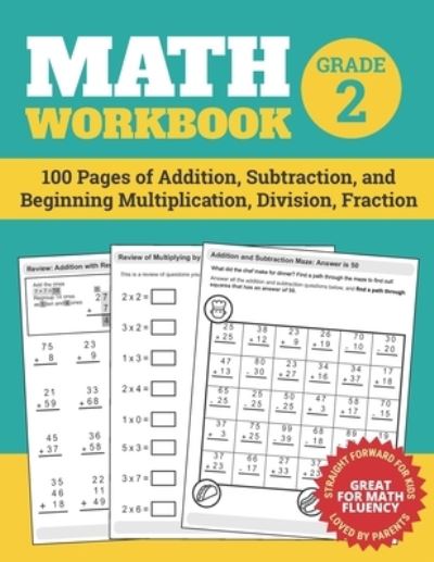 Cover for Elita Nathan · Math Workbook Grade 2 (Paperback Book) (2020)