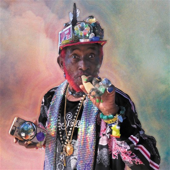 Cover for New Age Doom &amp; Lee &quot;Scratch&quot; Perry · Remix The Universe (LP) (2023)