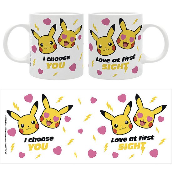 Cover for Pokémon · POKEMON - Mug - 320ml - LOVE AT FIRST SIGHT x2 (ACCESSORY)
