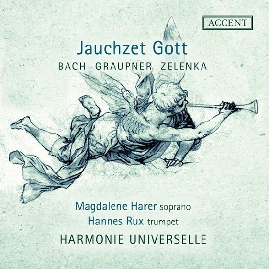 Cover for Rux, Hannes / Harmonie Universelle / Magdalene Harer · Jauchzet Gott - Sacred Music for Soprano &amp; Trumpet (CD) (2023)
