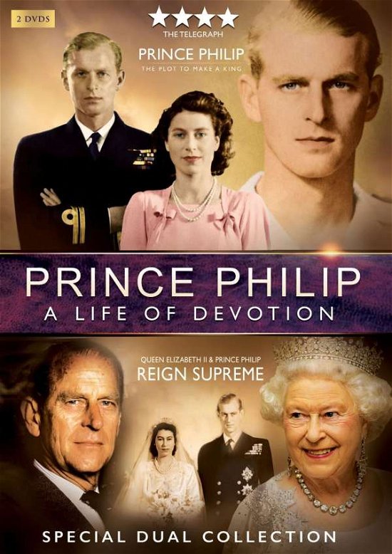Cover for Prince Philip  A Life of Devotion · Prince Philip - A Life Of Devotion - Special Dual Collection (DVD) (2021)
