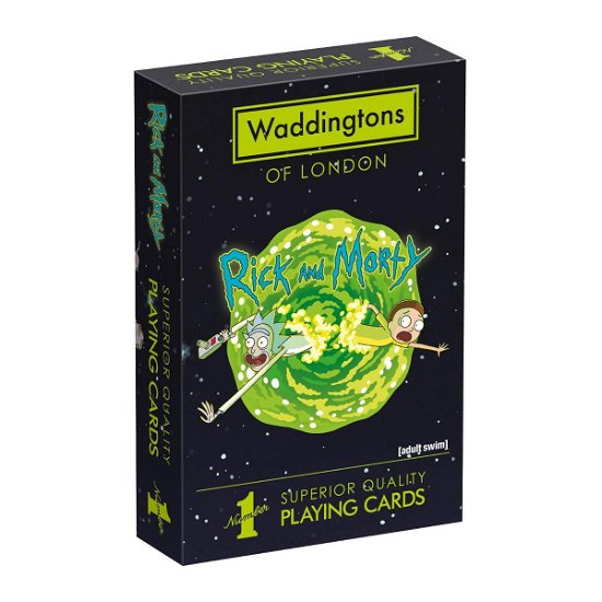 Cover for ''winning Moves'' · Winning Moves: Waddingtons No.1 - Rick &amp; Morty Playing Cards (wm00039-en1) (GAME)