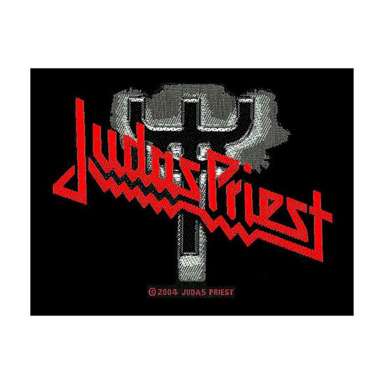 Judas Priest Standard Woven Patch: Logo / Fork - Judas Priest - Koopwaar - PHD - 5055339710965 - 19 augustus 2019