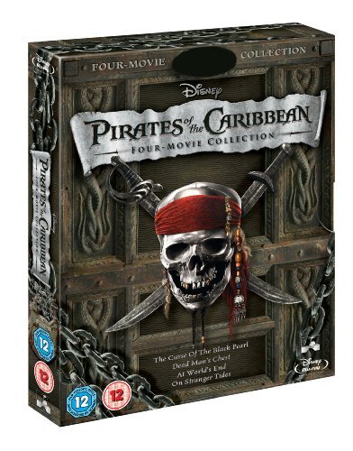 Pirates Of The Caribbean 1-4 - Fox - Film - The Walt Disney Company - 8717418327965 - 14. juli 2021