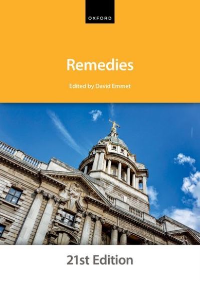 Remedies - Bar Manuals - The City Law School - Książki - Oxford University Press - 9780192857965 - 22 lipca 2022